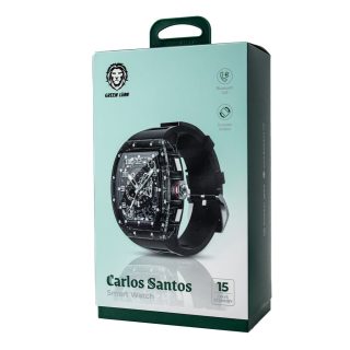 Green Lion Carlos Santos Smart Watch - BLACK