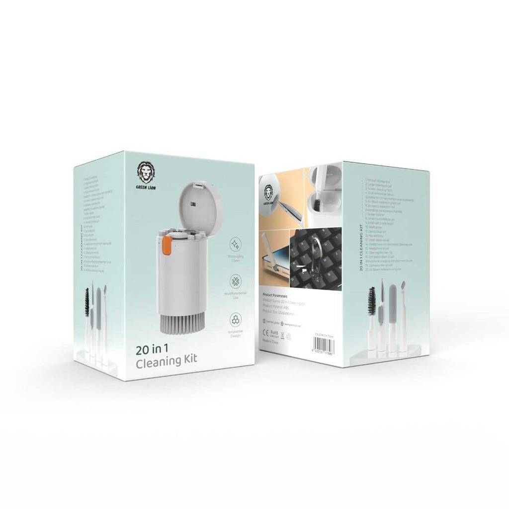 Green Lion 20 in 1 Multifunctional Cleaning Kit White Trend Store